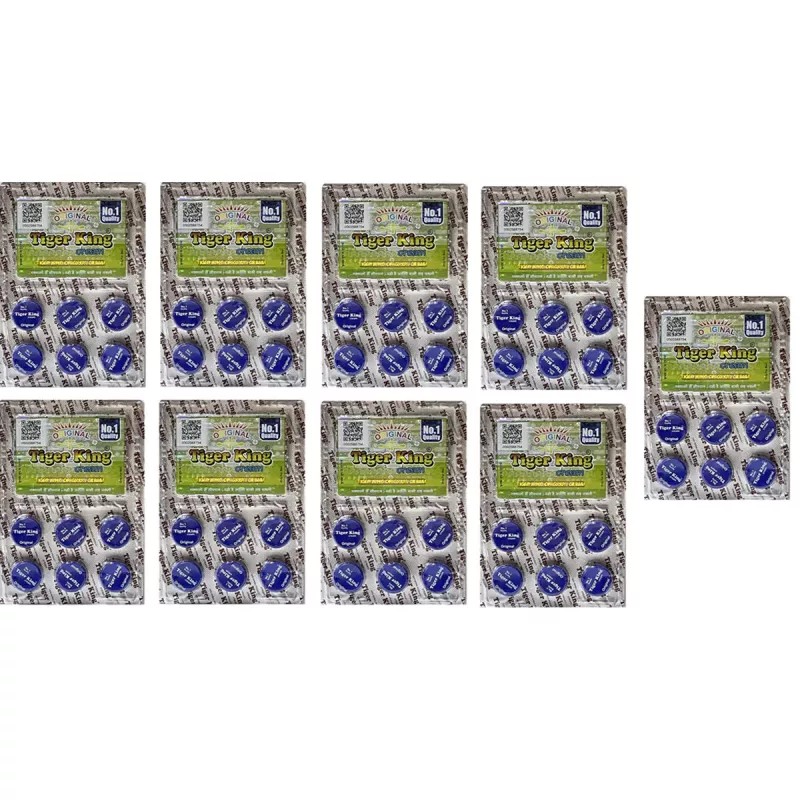 Tiger King Cream For Men (Each 2g) (6pcs, Pack of 9)