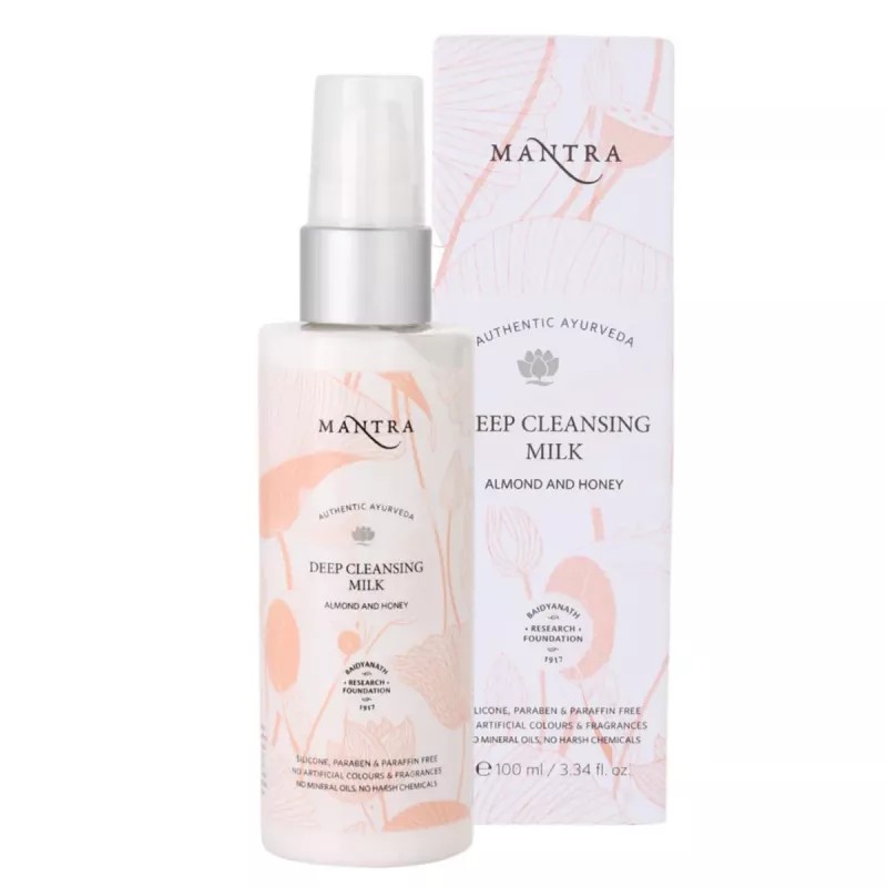 Mantra Herbal Almond & Honey Deep Cleansing Milk (100ml)