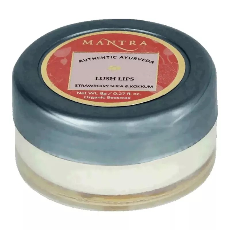 Mantra Herbal Lush Lips Strawberry Shea & Kokkum (8g)