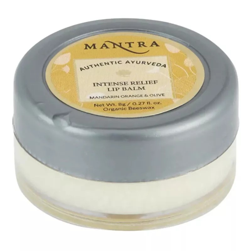 Mantra Herbal Intense Relief Lip Balm Mandarin Orange & Olive (8g)