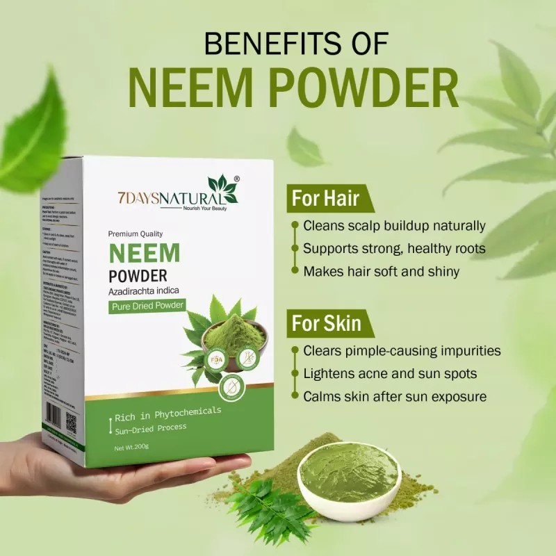 7Days Natural Neem Powder (200g)