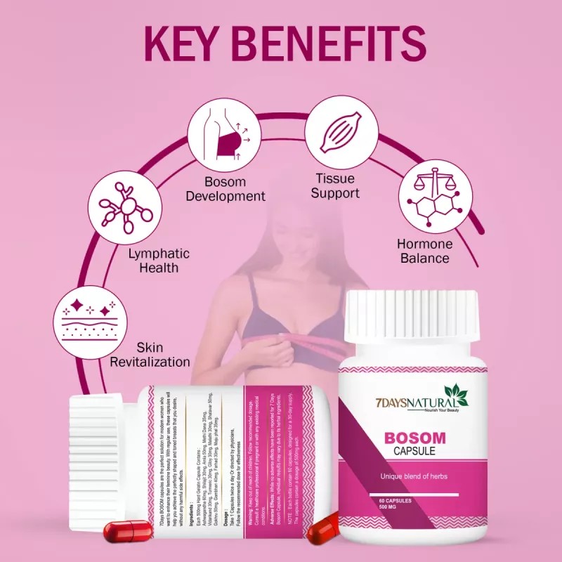 7Days Natural Bosom Capsules (60cap)
