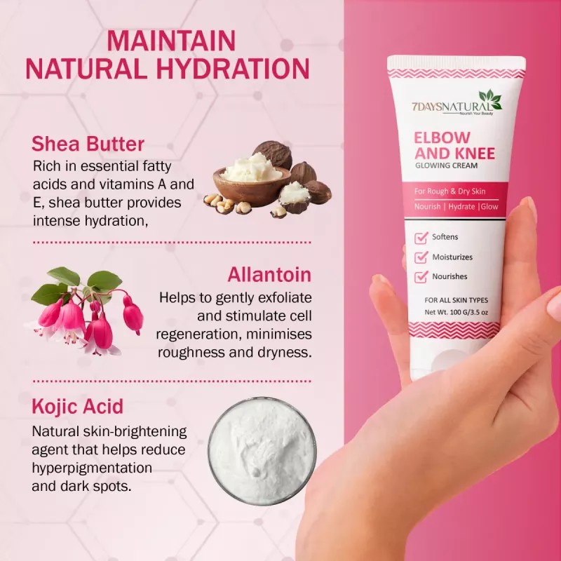 7Days Natural Elbow And Knee Glowing Cream (100g)