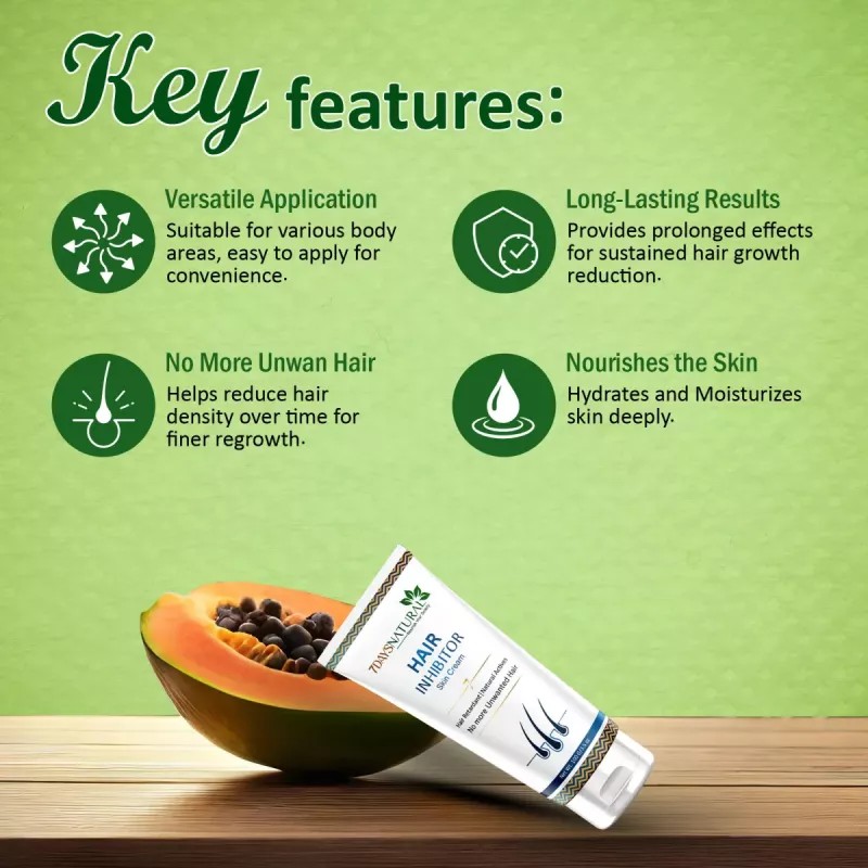 7Days Natural Hair Inhibitor Skin Cream (100g)