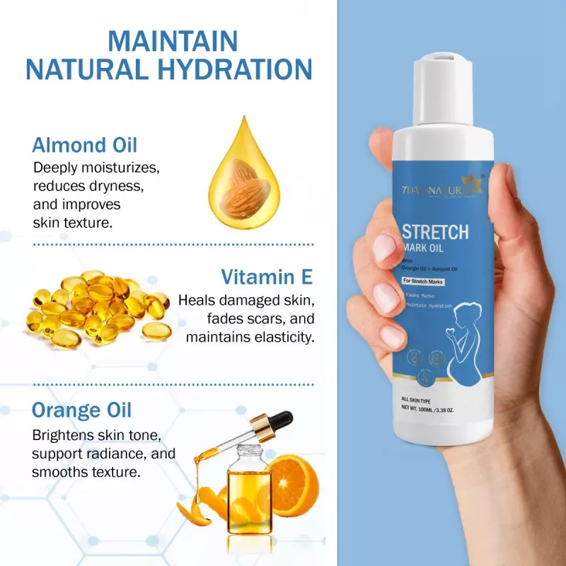 7Days Natural Stretch Mark Oil (100ml)