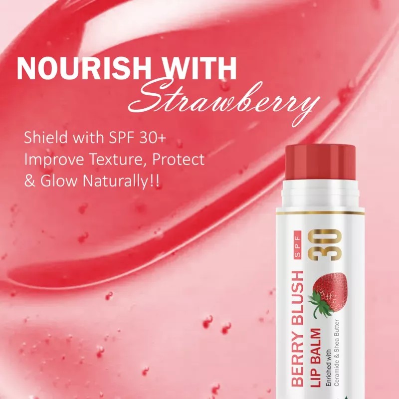 7Days Natural Berry Blush Lip Balm Spf 30 (5g)