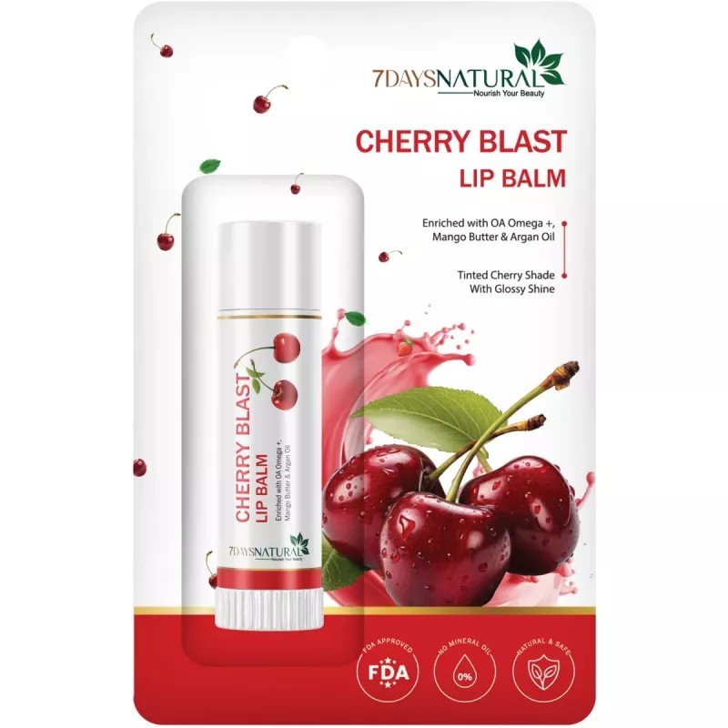 7Days Natural Cherry Blast Lip Balm (5g)