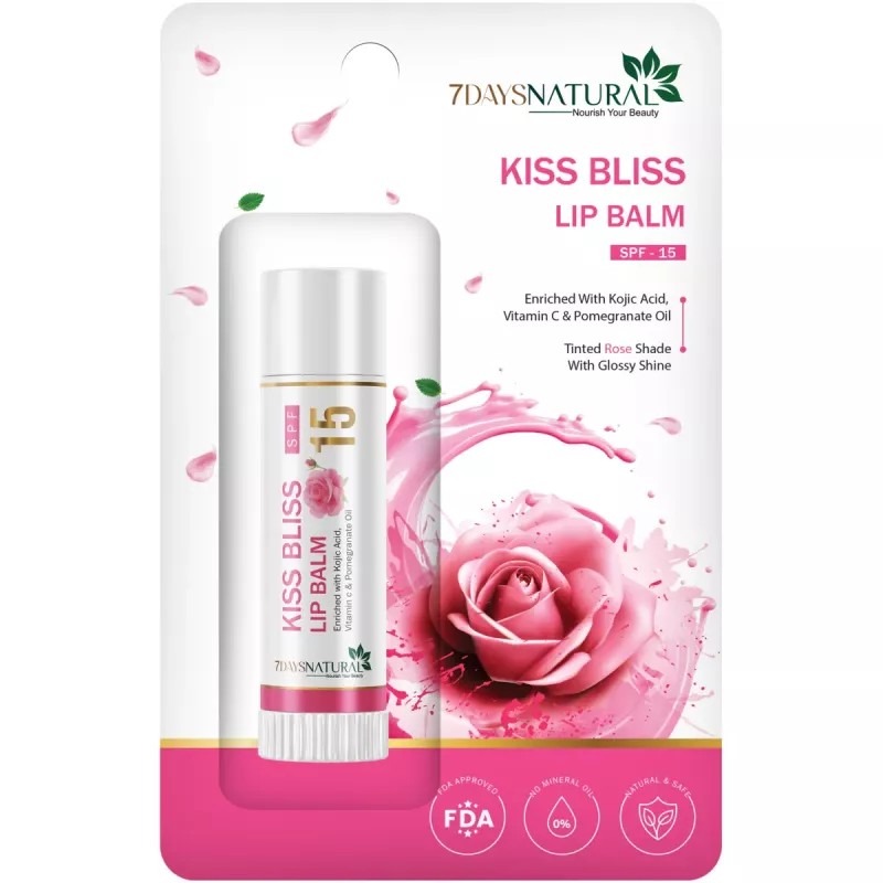 7Days Natural Kiss Bliss Lip Balm Spf 15 (5g)