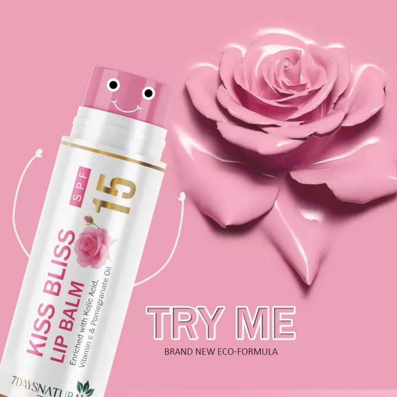 7Days Natural Kiss Bliss Lip Balm Spf 15 (5g)