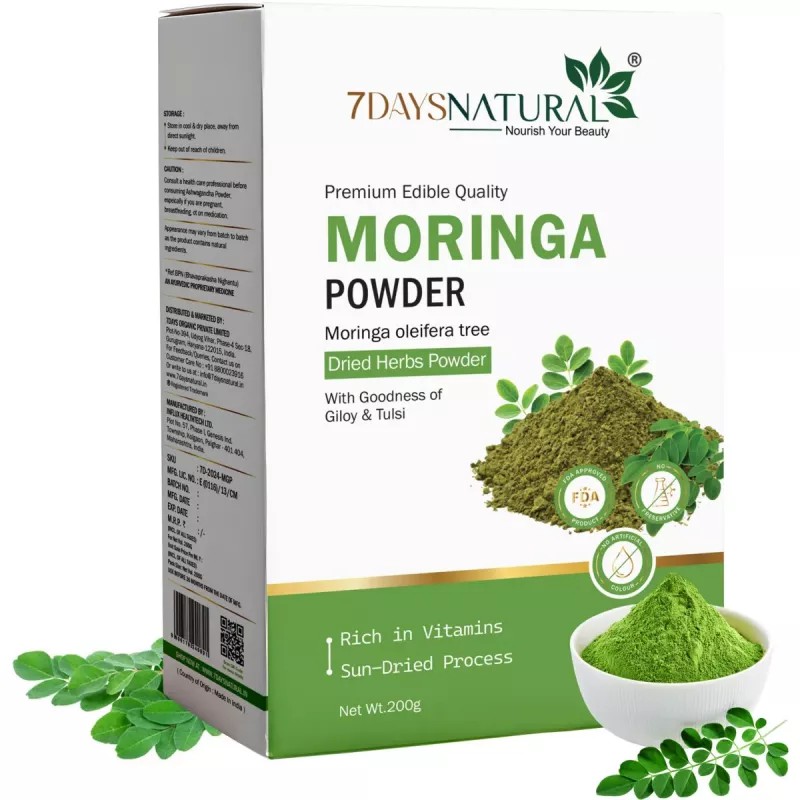 7Days Natural Moringa Powder (200g)
