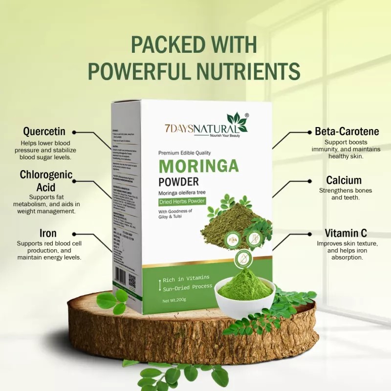 7Days Natural Moringa Powder (200g)