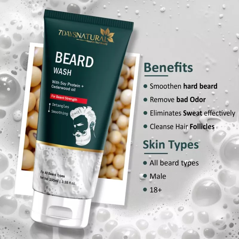 7Days Natural Beard Wash (100ml)
