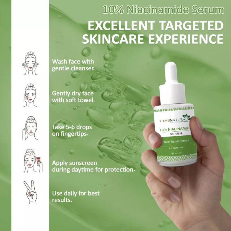 7Days Natural 10% Niacinamide Serum (30ml)