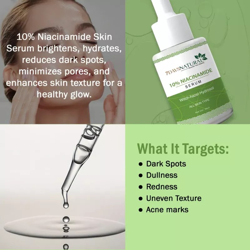 7Days Natural 10% Niacinamide Serum (30ml)