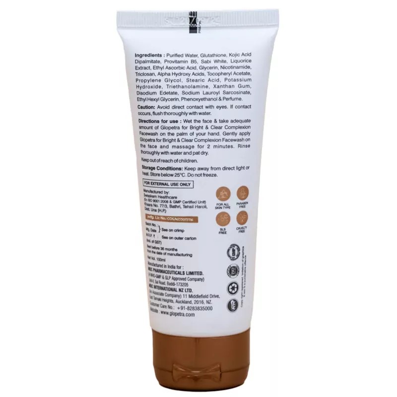 Glopetra Face Wash For Acne Scars & Spots (100ml)