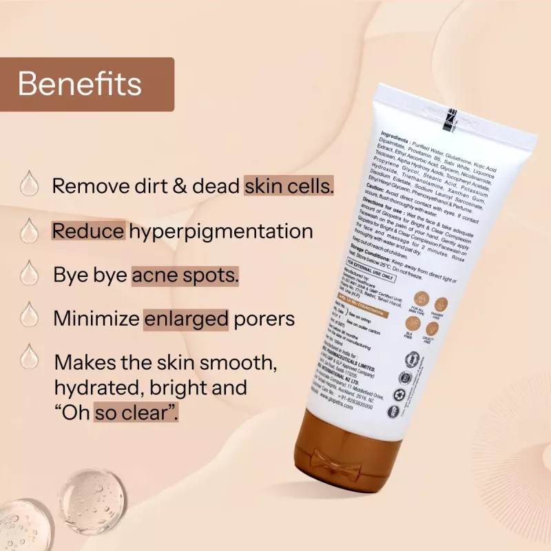 Glopetra Face Wash For Acne Scars & Spots (100ml)