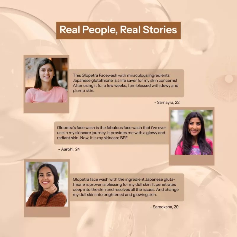 Glopetra Face Wash For Acne Scars & Spots (100ml)