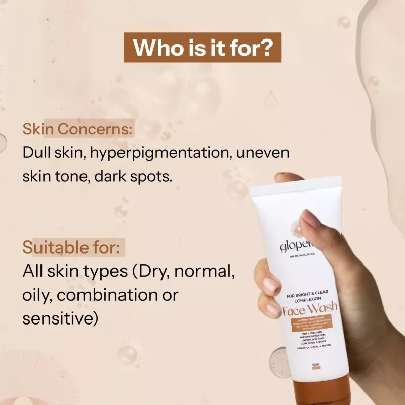 Glopetra Face Wash For Acne Scars & Spots (100ml)