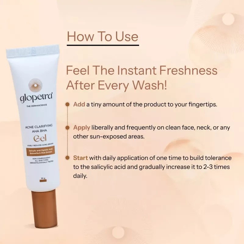 Glopetra Acne Clarifying Aha Bha Gel (30g)