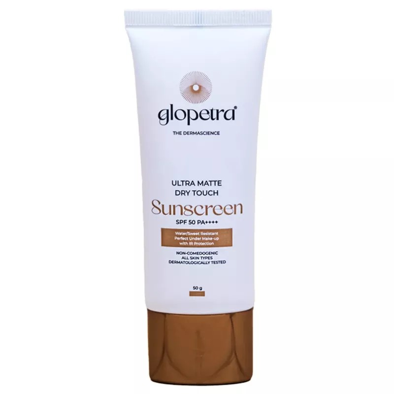 Glopetra Ultra Matte Dry Touch Sunscreen Spf 50 Pa+++ (50g)