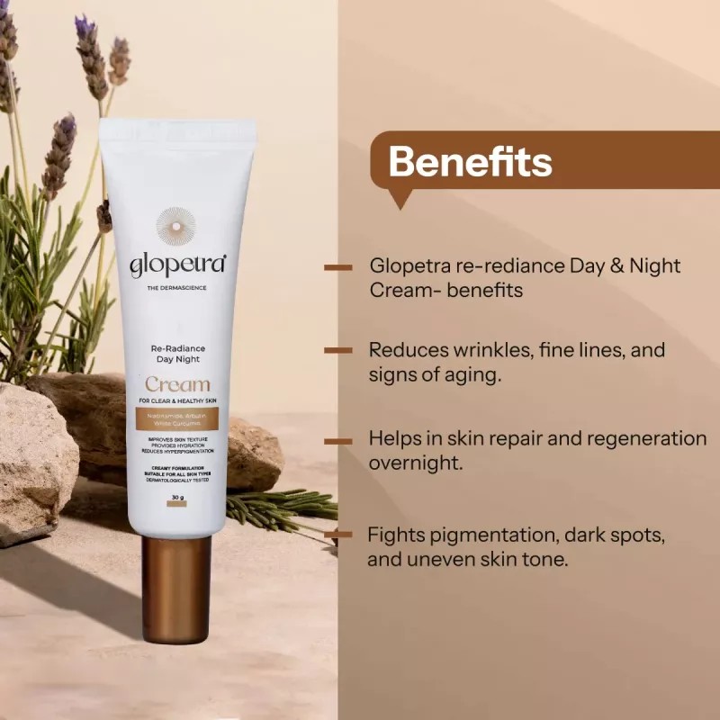 Glopetra Re-Radiance Day Night Cream (30g)