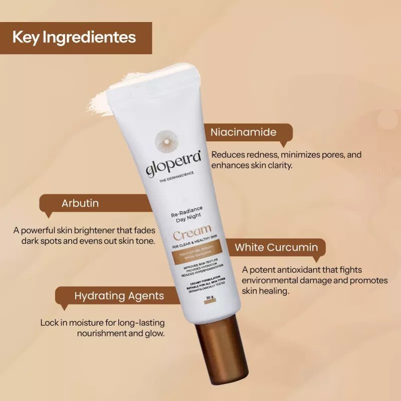 Glopetra Re-Radiance Day Night Cream (30g)