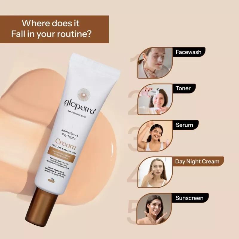 Glopetra Re-Radiance Day Night Cream (30g)