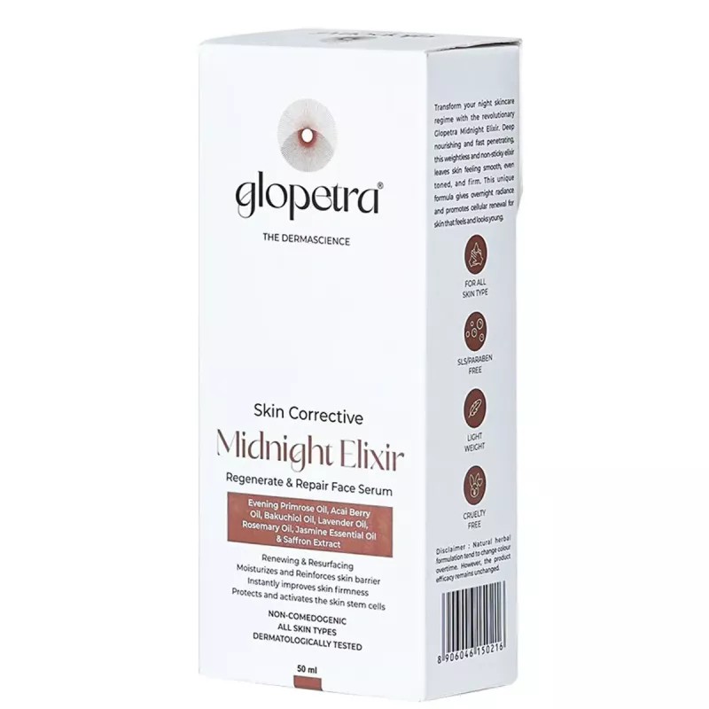 Glopetra Midnight Elixir Face Serum (50ml)