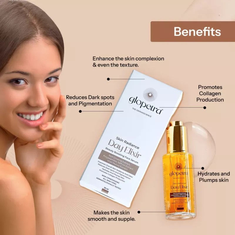 Glopetra Day Elixir Face Serum (50ml)