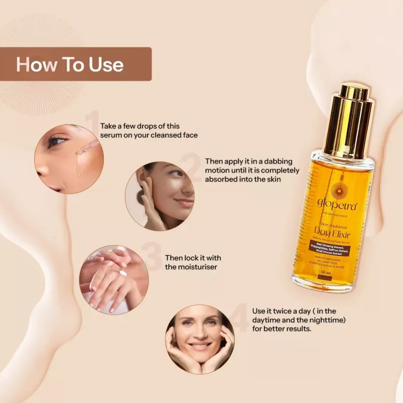 Glopetra Day Elixir Face Serum (50ml)