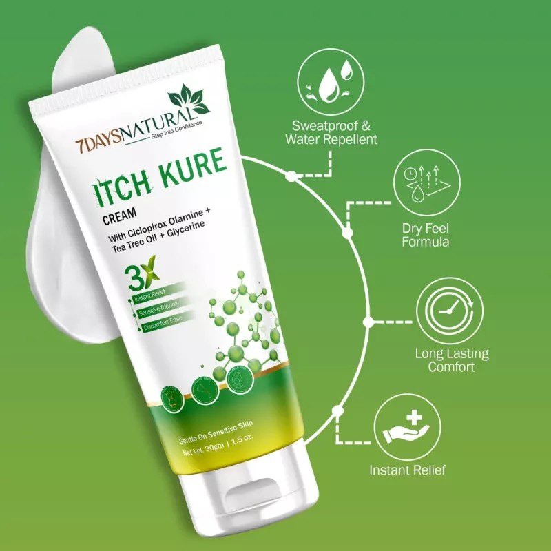 7Days Natural Itch Kure Cream (30g)