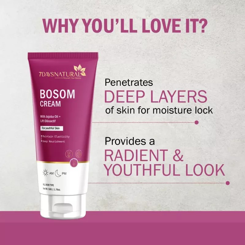 7Days Natural Bosom Cream (50g)