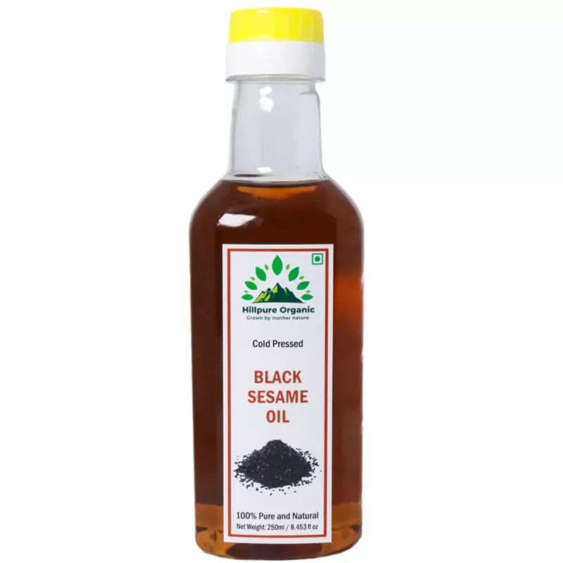 Hillpure Organic Black Sesame Oil (250ml, Pack of 2)