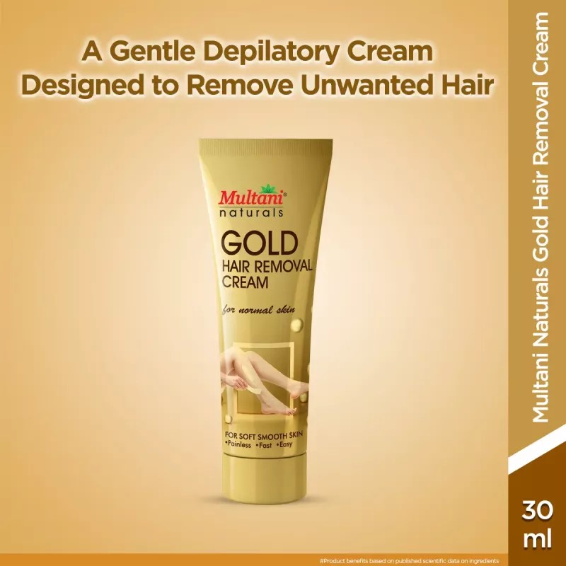 Multani Naturals Gold Hair Removal Cream (30ml)