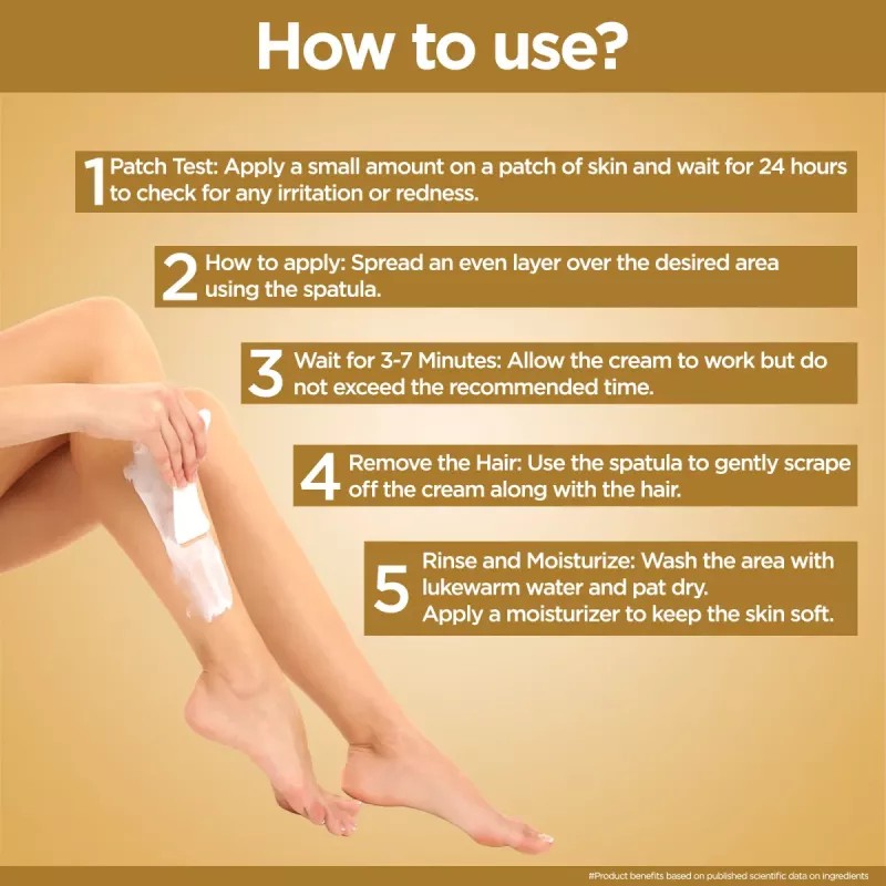 Multani Naturals Gold Hair Removal Cream (60ml)