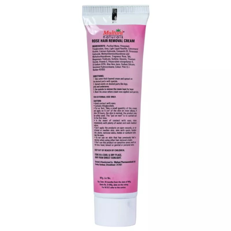 Multani Naturals Rose Hair Removal Cream (60ml)
