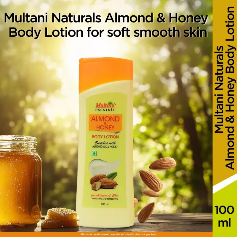 Multani Naturals Almond & Honey Body Lotion (Buy 1 Get 1 Free) (100ml)