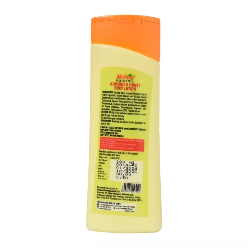 Multani Naturals Almond & Honey Body Lotion (Buy 1 Get 1 Free) (100ml)