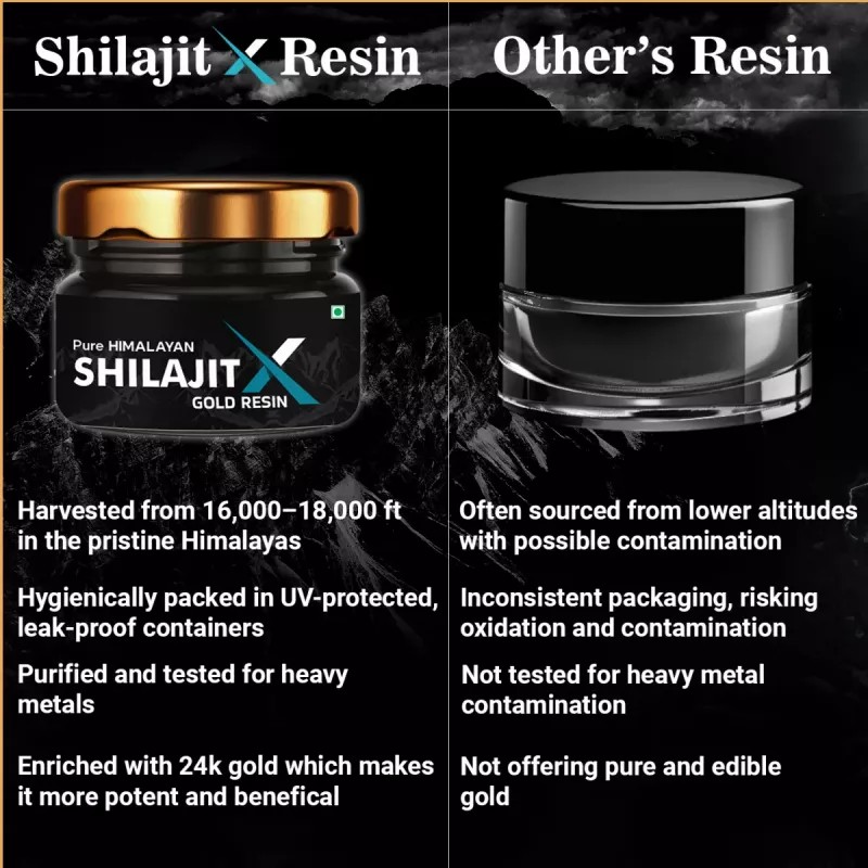 NottyBoy Pure Himalyan Shilajit X Gold Resin (20g)