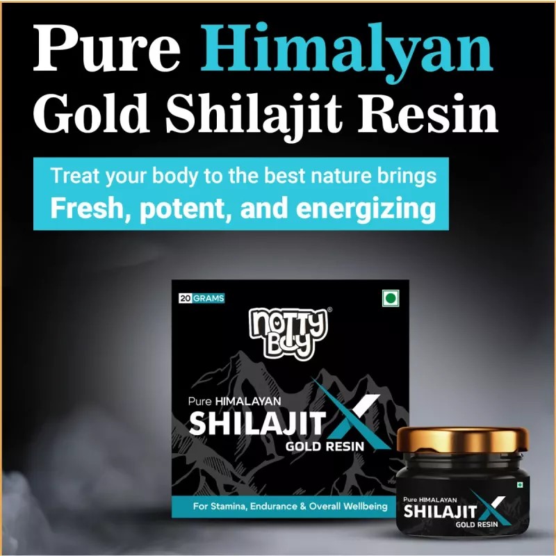 NottyBoy Pure Himalyan Shilajit X Gold Resin (20g)