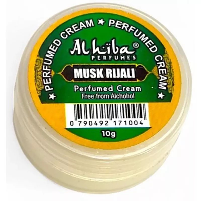 Al Hiba Musk Rijali Perfumed Body Cream (10g, Pack of 2)