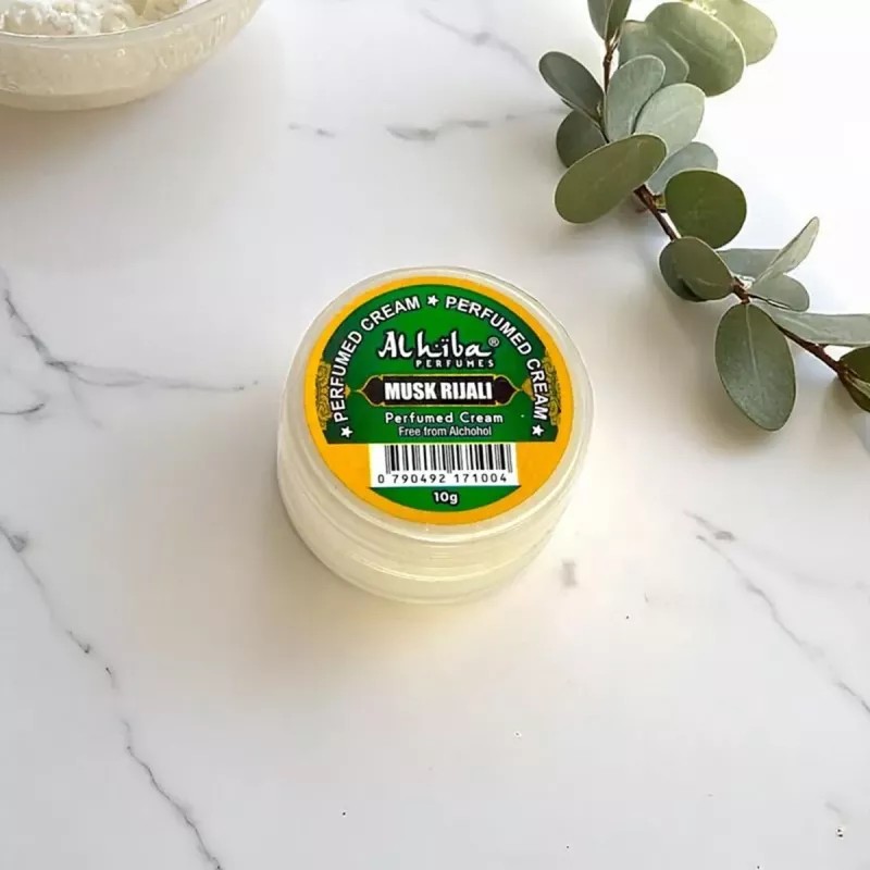 Al Hiba Musk Rijali Perfumed Body Cream (10g, Pack of 2)