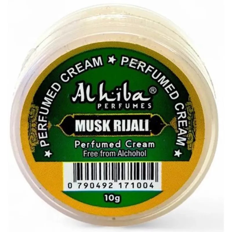 Al Hiba Musk Rijali Perfumed Body Cream (10g, Pack of 4)
