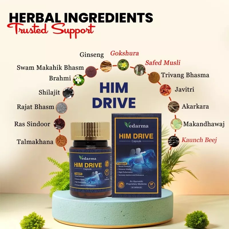 Vedarma Him Drive Capsules (30cap)