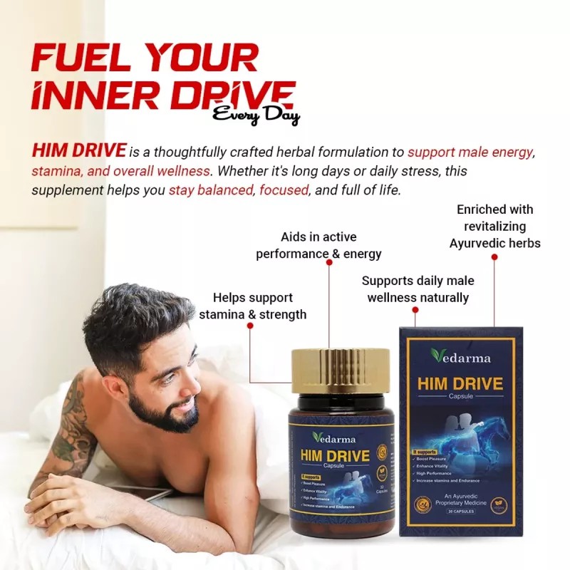 Vedarma Him Drive Capsules (30cap)