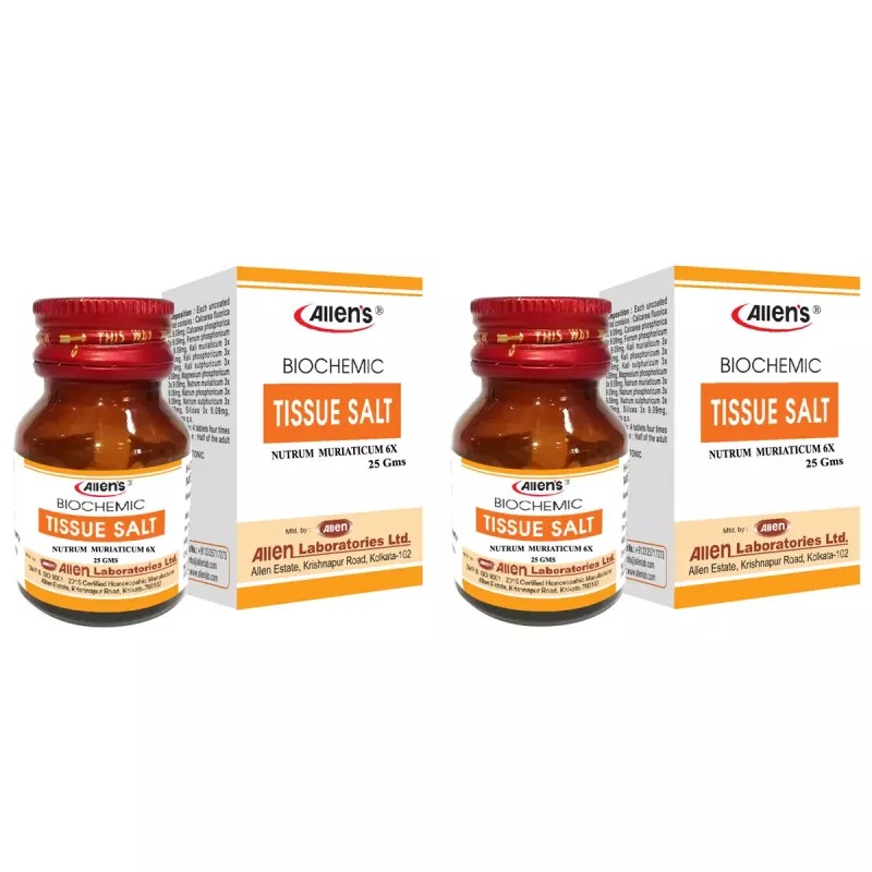 Allens Natrum Muriaticum 6x (25g, Pack of 2)