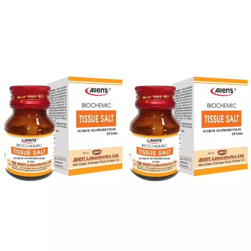 Allens Natrum Sulphuricum 6x (25g, Pack of 2)