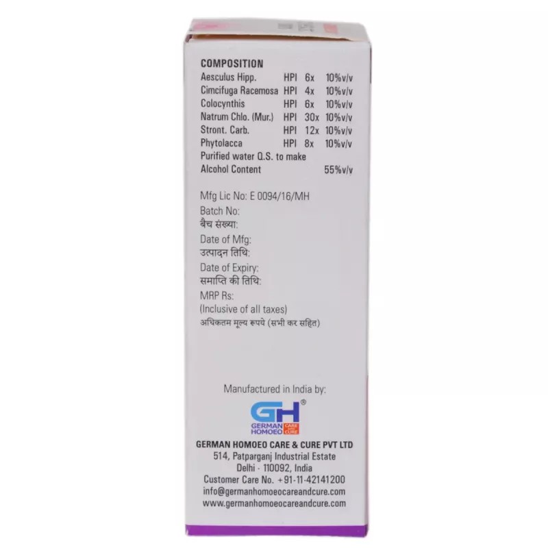 German Homeo Care & Cure Gyne Sacro Drops 547 (30ml)