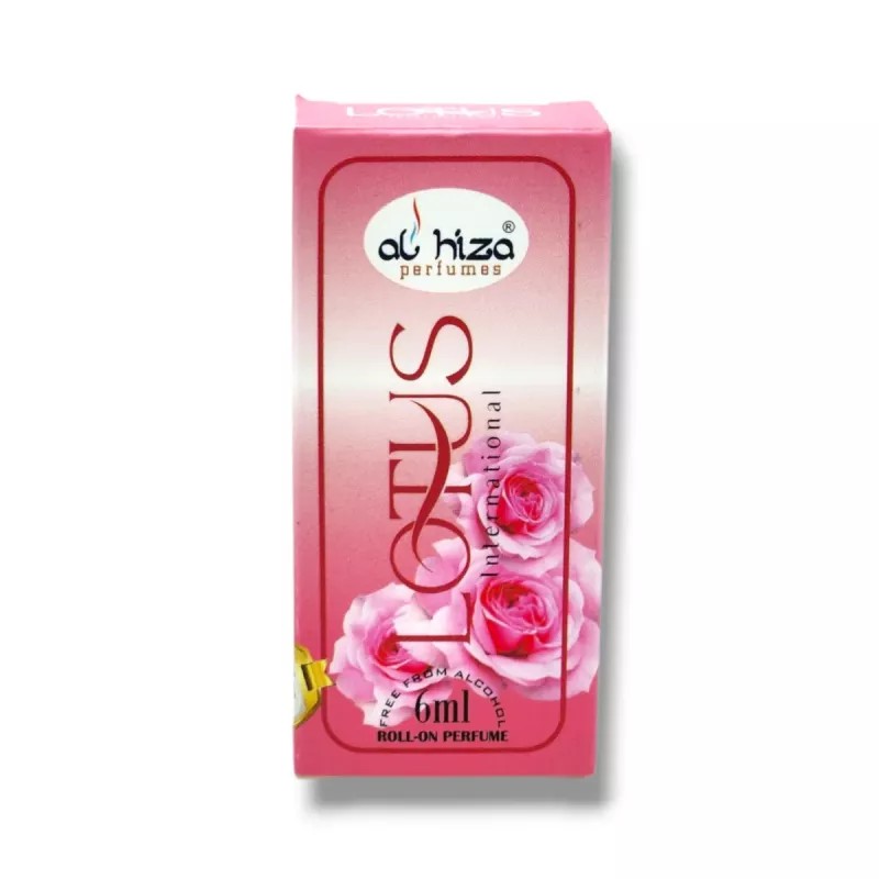 Al Hiza Perfumes Lotus Roll-on Perfume (6ml, Pack of 6)