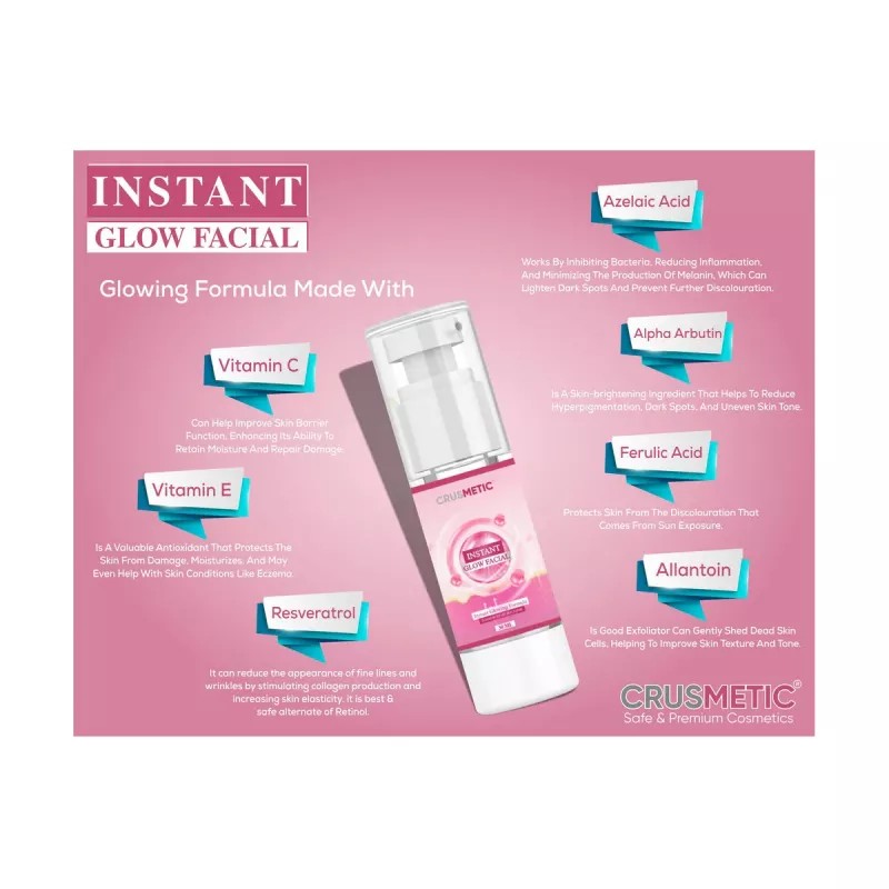 Crusmetic Instant Glow Facial (50ml)